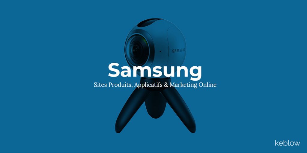 Samsung - site produit et marketing online
